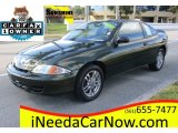 2000 Dark Colorado Green Metallic Chevrolet Cavalier Coupe #118032265