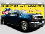 2017 Deep Ocean Blue Metallic Chevrolet Silverado 1500 LT Crew Cab 4x4 #118032334
