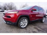 2017 Deep Cherry Red Crystal Pearl Jeep Cherokee Limited #118061101