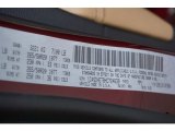 2017 Durango Color Code for Octane Red Pearl - Color Code: PRV