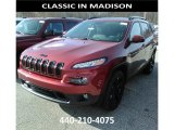 2017 Deep Cherry Red Crystal Pearl Jeep Cherokee Limited 4x4 #118094830