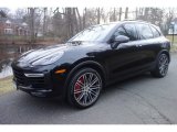 Jet Black Metallic Porsche Cayenne in 2015