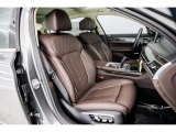 2017 BMW 7 Series 740i Sedan Mocha Interior