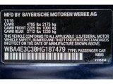 2017 4 Series Color Code for Imperial Blue Metallic - Color Code: A89