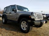 2017 Billet Silver Metallic Jeep Wrangler Unlimited Sport 4x4 #118124131