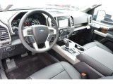 2017 Ford F150 Lariat SuperCrew Black Interior