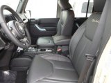 2017 Jeep Wrangler Unlimited Sahara 4x4 Black Interior