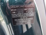 2017 F-TYPE Color Code for British Racing Green - Color Code: 1AL