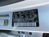 2017 Tucson Color Code for Molten Silver - Color Code: T8T
