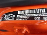 2017 Renegade Color Code for Omaha Orange - Color Code: 720