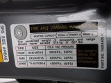 2015 Mitsubishi Lancer Evolution MR Info Tag