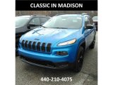 2017 Hydro Blue Pearl Jeep Cherokee Sport Altitude 4x4 #118200564