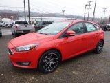Race Red Ford Focus in 2017
