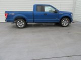 Lightning Blue Ford F150 in 2017