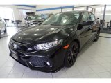 2017 Crystal Black Pearl Honda Civic Sport Hatchback #118245690