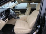 2017 Toyota Highlander Limited Almond Interior