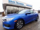 2017 Aegean Blue Metallic Honda Civic LX Coupe #118277810