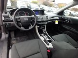 2017 Honda Accord LX Sedan Black Interior
