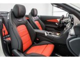 2017 Mercedes-Benz C 63 AMG S Cabriolet AMG Black/Red Pepper Interior
