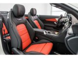 2017 Mercedes-Benz C 63 AMG S Cabriolet AMG Black/Red Pepper Interior