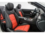 2017 Mercedes-Benz C 63 AMG Cabriolet AMG Black/Red Pepper Interior