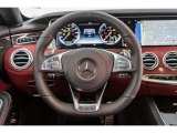 2017 Mercedes-Benz S 63 AMG 4Matic Cabriolet Steering Wheel