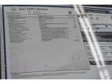 2017 Mercedes-Benz E 400 Cabriolet Window Sticker