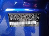2017 IS Color Code for Ultrasonic Blue Mica 2.0 - Color Code: 8X1