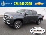 2017 Cyber Gray Metallic Chevrolet Colorado Z71 Crew Cab 4x4 #118361812