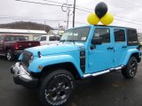 Chief Blue Jeep Wrangler Unlimited in 2017