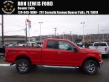 2017 Race Red Ford F150 XLT SuperCab 4x4 #118361653
