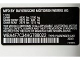2017 4 Series Color Code for Alpine White - Color Code: 300