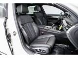 2017 BMW 7 Series 750i Sedan Black Interior