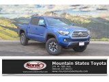 2017 Blazing Blue Pearl Toyota Tacoma TRD Off Road Double Cab 4x4 #118410533