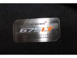 2016 McLaren 675LT Coupe Info Tag