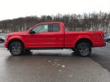 2017 Race Red Ford F150 XLT SuperCab 4x4 #118410684