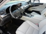 2017 Lexus LS 460 AWD Light Gray Interior
