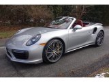 2017 GT Silver Metallic Porsche 911 Turbo S Cabriolet #118434652