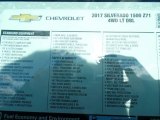 2017 Chevrolet Silverado 1500 LT Double Cab 4x4 Window Sticker