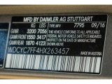 2017 G Color Code for designo Manufaktur Sintered Bronze Magno (Matte) - Color Code: 7795