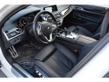 2017 BMW 7 Series 740i xDrive Sedan Black Interior