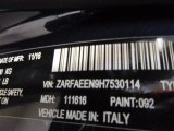 2017 Giulia Color Code for Montecarlo Blue Metallic - Color Code: 092