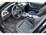 2017 BMW 3 Series 320i xDrive Sedan Black Interior