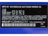 2017 4 Series Color Code for Estoril Blue Metallic - Color Code: B45