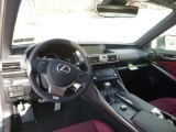 2017 Lexus IS 350 F Sport AWD Rioja Red Interior