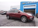 2017 Siren Red Tintcoat Chevrolet Traverse LT #118483033