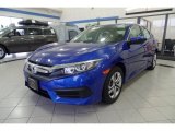 2017 Aegean Blue Metallic Honda Civic LX Sedan #118516831