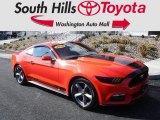 2016 Competition Orange Ford Mustang EcoBoost Coupe #118516619