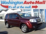 2015 Dark Cherry Pearl Honda Pilot EX-L 4WD #118516612