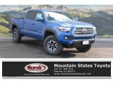 2017 Blazing Blue Pearl Toyota Tacoma TRD Off Road Double Cab 4x4 #118537982